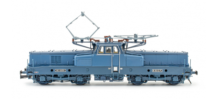 HJ2400S - Locomotive électrique BB 12055 SNCF, livrée d'origine bleue sans miofiltre, DCC Son - Jouef