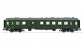 HJ4075 - Voiture OCEM RA mixte 2ème classe/fourgon à bagages, époque III, SNCF * - Jouef
