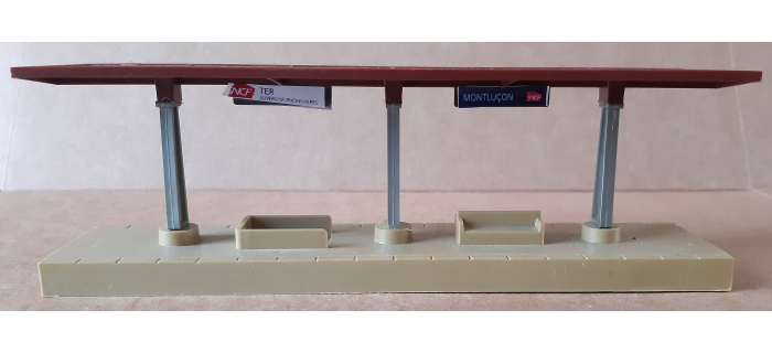 DEP-QUAIS - Lot de 2 quais couverts - Jouef