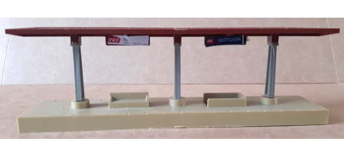 DEP-QUAIS - Lot de 2 quais couverts - Jouef