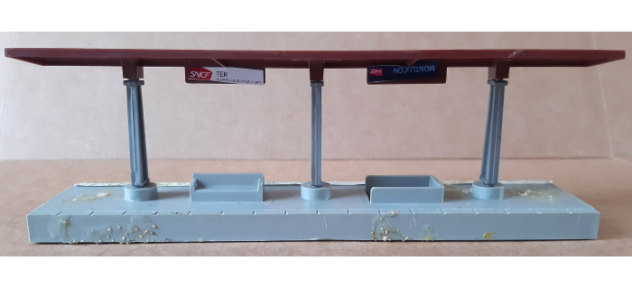 DEP-QUAIS - Lot de 2 quais couverts - Jouef