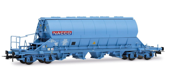 HJ6230 - Coffret 2 wagons-trémies Taoos, NACCO bleue - Jouef