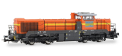 HJ2472S - Locomotive diesel Vossloh DE 18, Millet Rail orange/grise, DCC son - Jouef