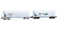 HJ6320 - Coffret 2 wagons-trémies céréaliers SNCF « MILLET » - Jouef