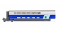 HJ3004 - Voiture TGV 2N2 EuroDuplex, 2ieme classe - Jouef
