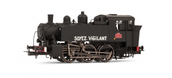 HJ2223 - Locomotive vapeur 030 TU 4, dépôt de Chaumont - Jouef