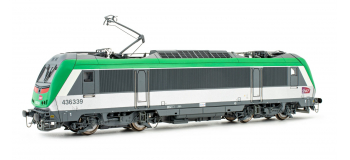 HJ2399S - Locomotive électrique BB 436339, SNCF, livrée verte pour AFA, DCC Son - Jouef