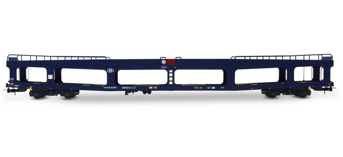 HJ4190 - Coffret 2 wagons porte-auto DD DEV 66 SNCF, bleu - Jouef
