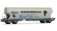 HJ6282 - Wagon trémie SNCF Transcéréales Millet avec graffiti Telefoot - Jouef