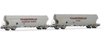 HJ6280 - Coffret de 2 wagons trémies SNCF, Transfesa-France et SATI - Jouef