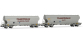 HJ6280 - Coffret de 2 wagons trémies SNCF, Transfesa-France et SATI - Jouef