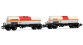 HJ6326 - Coffret 2 wagons-citernes transport de chlore, Millet + Simotra - Jouef