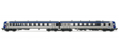 HJ2612 - Autorail diesel EAD X 4500 SNCF, livrée bleu argent - Jouef