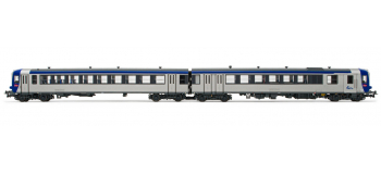 HJ2612 - Autorail diesel EAD X 4500 SNCF, livrée bleu argent - Jouef