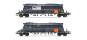 HJ6210 - Coffret de 2 wagons trémie EF60 SNCF livrée EDF - Jouef