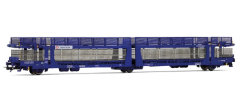 HJ6327 - Wagon porte-voitures Transfesa, Laeks 63C Hispanauto - Jouef