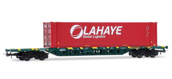HJ6330 - Wagon porte-conteneurs Sgnss, CEMAT, LAHAYE - Jouef