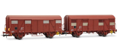 HJ6325 - Coffret 2 wagons type Gs, SNCF; avec feux de fin de convoi - Jouef