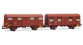 HJ6325 - Coffret 2 wagons type Gs, SNCF; avec feux de fin de convoi - Jouef