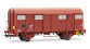 HJ6325 - Coffret 2 wagons type Gs, SNCF; avec feux de fin de convoi - Jouef