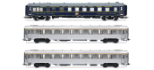 HJ4213 - Coffret 3 voitures « Sud Express » SNCF (voiture-restaurant CIWL + 2 x DEV Inox) - Jouef