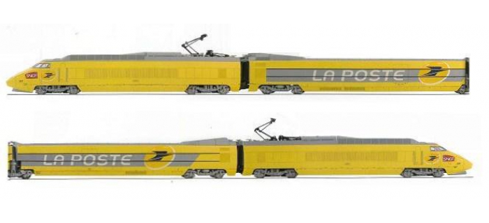 Jouef HJ2209 Coffret de train electrique TGV La Poste, livrée d'origine -  francis miniatures