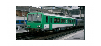 Train électrique : JOUEF HJ2205 - Autorail X2200, livrée vert et blanc 