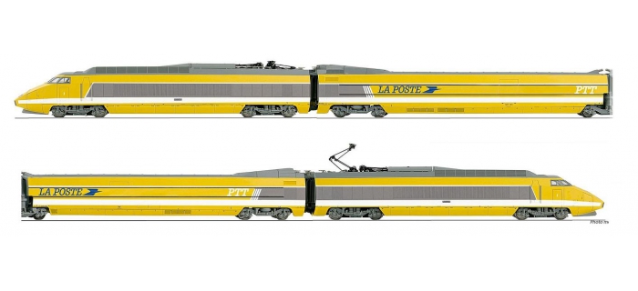 Jouef HJ2209 Coffret de train electrique TGV La Poste, livrée d'origine -  francis miniatures