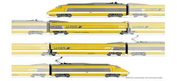 Train électrique : JOUEF HJ2209 - Coffret TGV La Poste, livrée d'origine