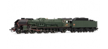 Modélisme ferroviaire : JOUEF HJ2238 - Locomotive à vapeur 241 P 6, tender 34P, version d'origine 