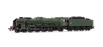Modélisme ferroviaire : JOUEF HJ2241 - Locomotive à vapeur 241 P 28, tender 34P, dépôt de La Chapelle, DCC, Son