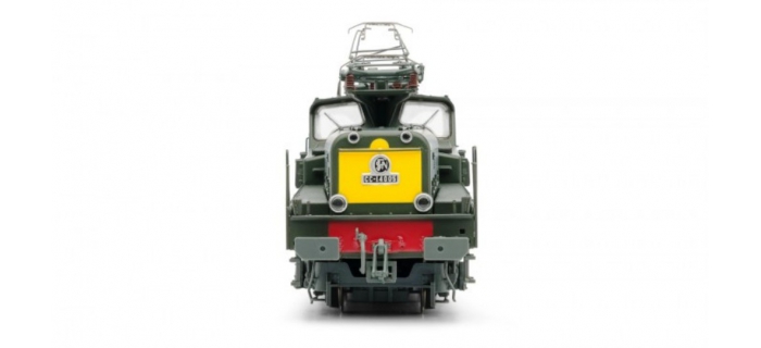 JOUEF HJ 2250 - Locomotive électrique CC 14000, livrée verte, faces frontales jaunes, fanaux fonctionnels