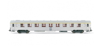 Train électrique : JOUEF HJ4079 - Voiture DEV inox de 2ème classe cartouche Corail, SNCF 