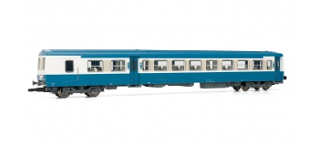 Train électrique  : JOUEF HJ4109 - Remorque d'Autorail XR6000, livrée bleu/blanc 