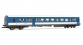 Modélisme ferroviaire : JOUEF HJ4113 -  remorque d'autorail XR 6000, livrée bleu clair/blanc, sigle 