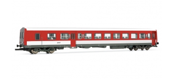 Modélisme ferroviaire : JOUEF HJ4114 -  remorque d'autorail XR 6000, livrée rouger/blanc, sigle encadré