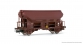 Modélisme ferroviaire : HJ6097 - Wagon trémie type Tds à essieux livrée brun 