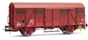 MODELISME FERROVIAIRE  HJ6121 - Wagon couvert G4 à frises