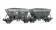 Modélisme ferroviaire : JOUEF HJ6126 - Couplage de wagons trémie EF60 “EDF”, époque IV 