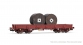 Train électrique : JOUEF HJ6134 - Wagon plat a? bogies Remms avec chargement 