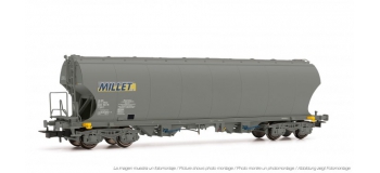 Train électrique : JOUEF HJ6147 - Wagon céréalier à parois latérales bombées “Millet”