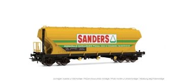 Train électrique : JOUEF HJ6148 - Wagon céréalier à parois latérales planes “SANDERS