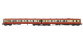 JOUEF HJ2614 Autorail diesel EAD X4317 + XR8517, SNCF livrée rouge/beige Trail electrique