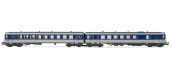  JOUEF HJ2615 Autorail diesel EAD XBD4717 + XRABx 8714, SNCF livrée argent/bleue MODELISME FERROVIAIRE