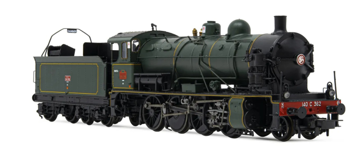 JOUEF HJ2407 - Locomotive à vapeur 140C362 SNCF Trains Miniatures