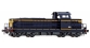 Locomotive Diesel BB 66000, livrée bleu & bandes jaunes