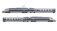 Modélisme ferroviaire : JOUEF HJ2356 - Coffret TGV Sud Est, bleu et gris métal, logo Carmillon