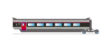 Train électrique : JOUEF HJ4090 - TGV Sud-Est nouvelle livrée, voiture intermédiaire de 1ère classe 