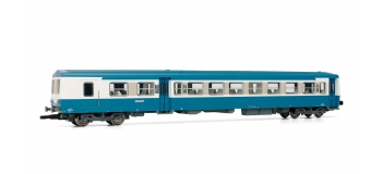 Train électrique : JOUEF HJ4098 - Remorque d'autorail XR 6000, livre?e bleu / blanc