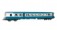 Train électrique : JOUEF HJ4098 - Remorque d'autorail XR 6000, livre?e bleu / blanc